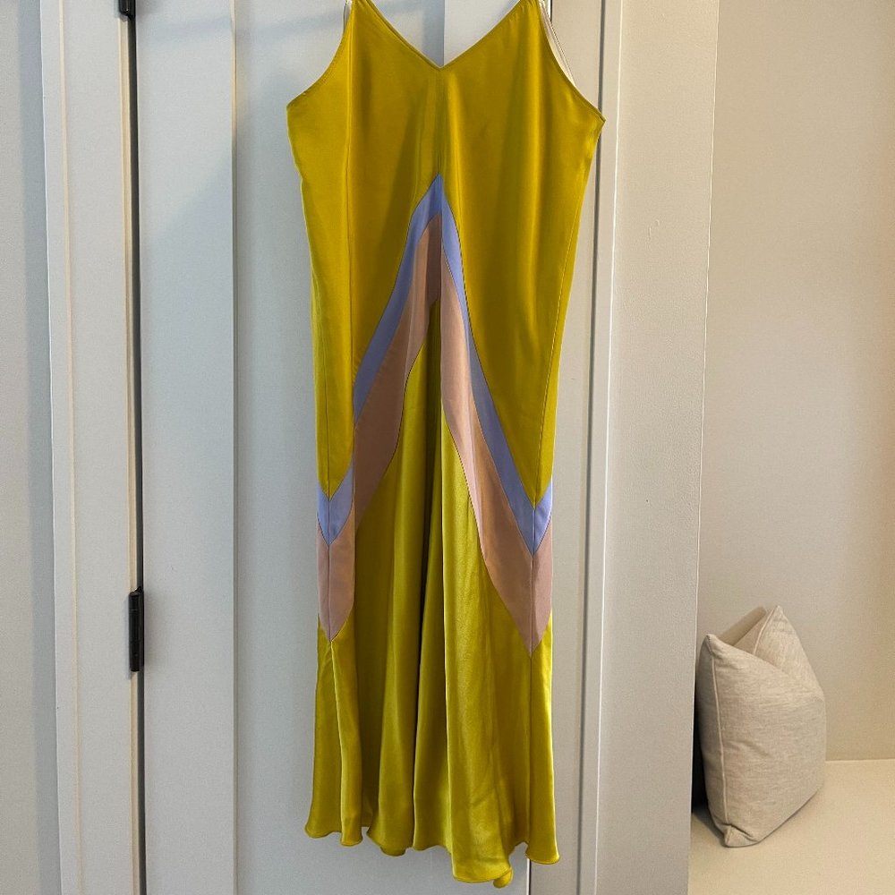 ATM Anthony Thomas Melillo slip dress, XS, green